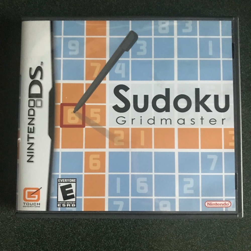 Nintendo DS Game Sudoku Gridmaster